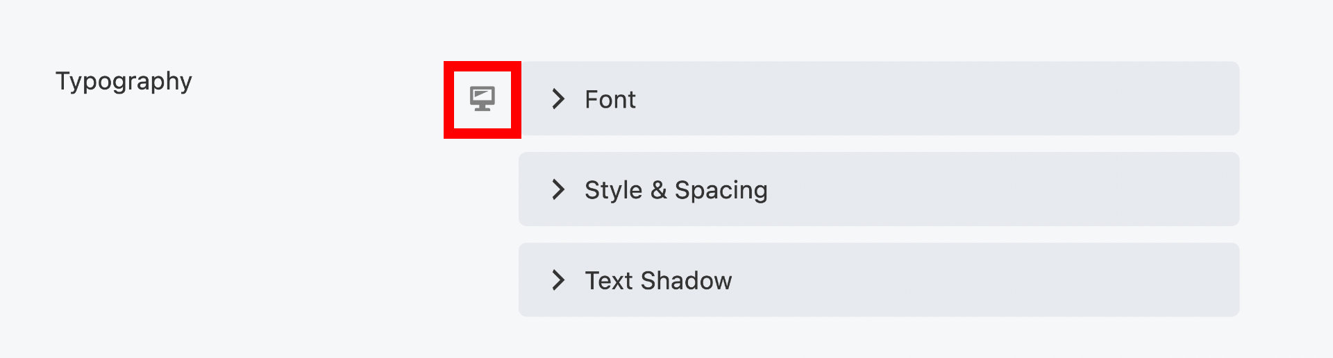 Responsive device toggle